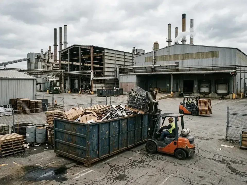 industrial-factory-scrap-conta-003 — frequently asked questions, Cheap Roll-off Dumpster Rentals in Luray, VA